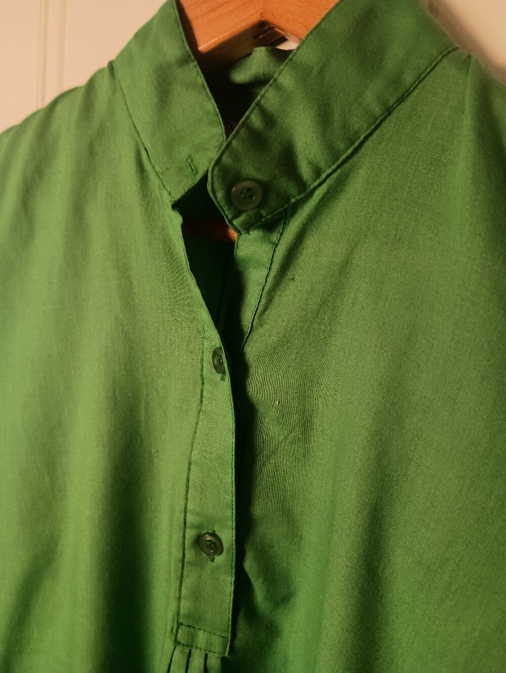 80s Gitano- Green 3 Button Shirt- Size S